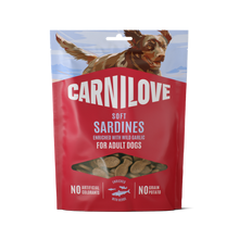 Carnilove Grain Free Semi Moist Soft Dog Treats - Sardines with Wild Garlic - 200g