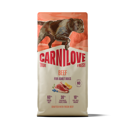 Carnilove True Fresh Adult Dry Dog Food - Fresh Beef