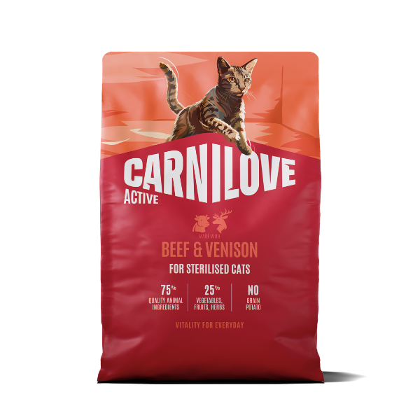Carnilove Carnilove Beef Venison Adult Dry Cat Food pet food packaging