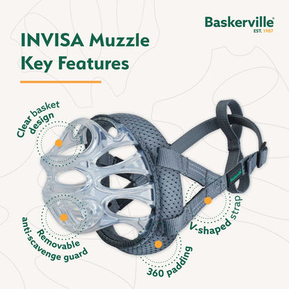 Baskerville INVISA Dog Muzzle - Size 4