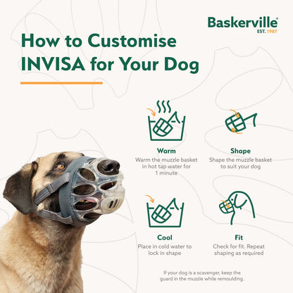 Baskerville INVISA Dog Muzzle - Size 4