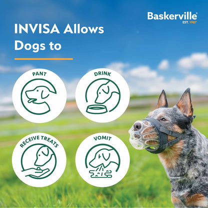 Baskerville INVISA Dog Muzzle - Size 4