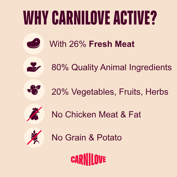 Carnilove Active Kitten Dry Cat Food - Salmon & Turkey