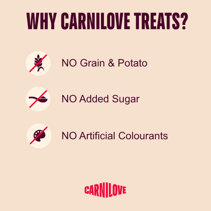 Carnilove Adult Crunchy Cat Treats - Salmon with Catnip - 50g