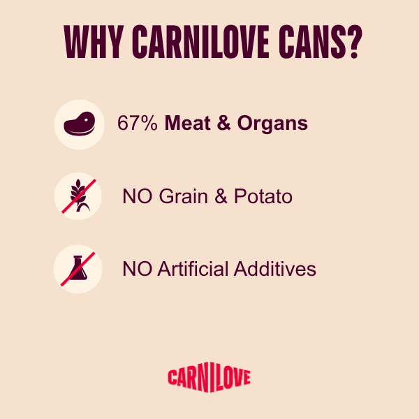 Carnilove Puppy Wet Dog Food Tins - Turkey & Salmon - 6x400g Cans