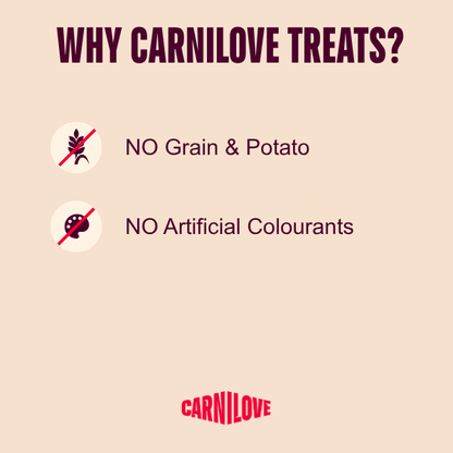 Carnilove Adult Soft Cat Treats - Buffalo with Blueberries