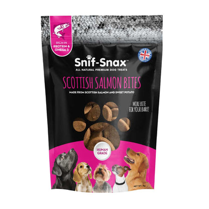 Snif-Snax Scottish Salmon Bites Dog Treats - 1kg