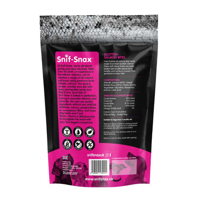 Snif-Snax Scottish Salmon Bites Dog Treats - 1kg