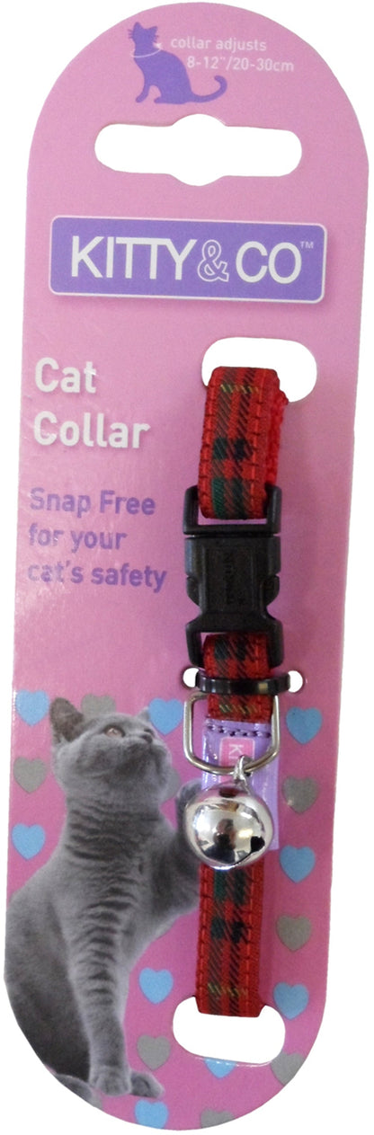 Kitty & Co Tartan Cat Collar