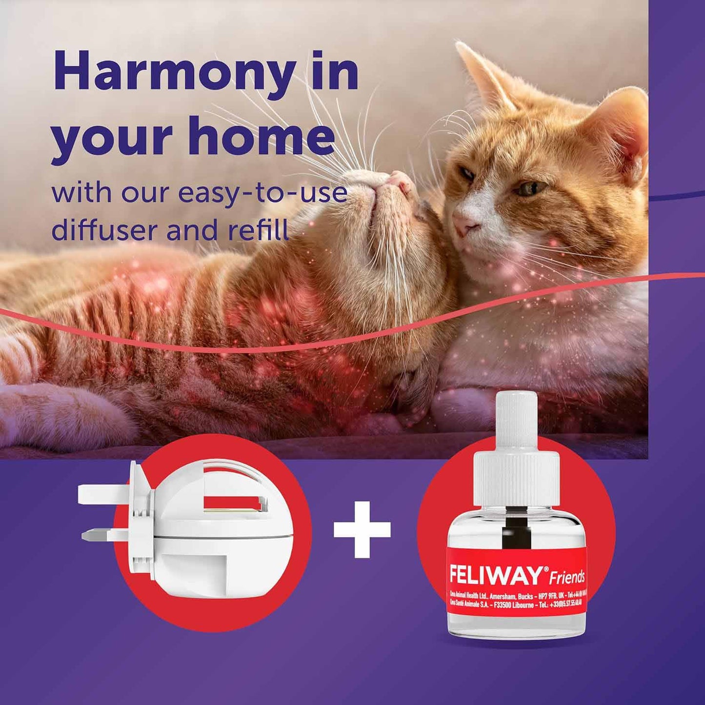 Feliway Friends Starter Pack (Diffuser & Refill) - 48ml