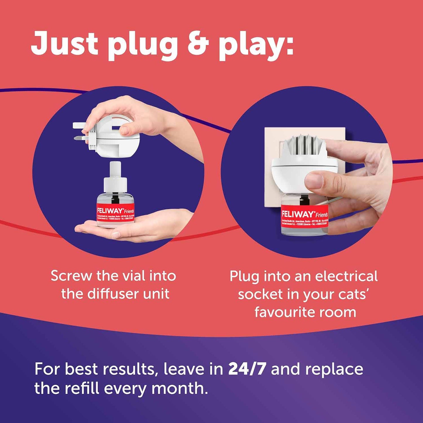 Feliway Friends 30 Day Refill - 48ml