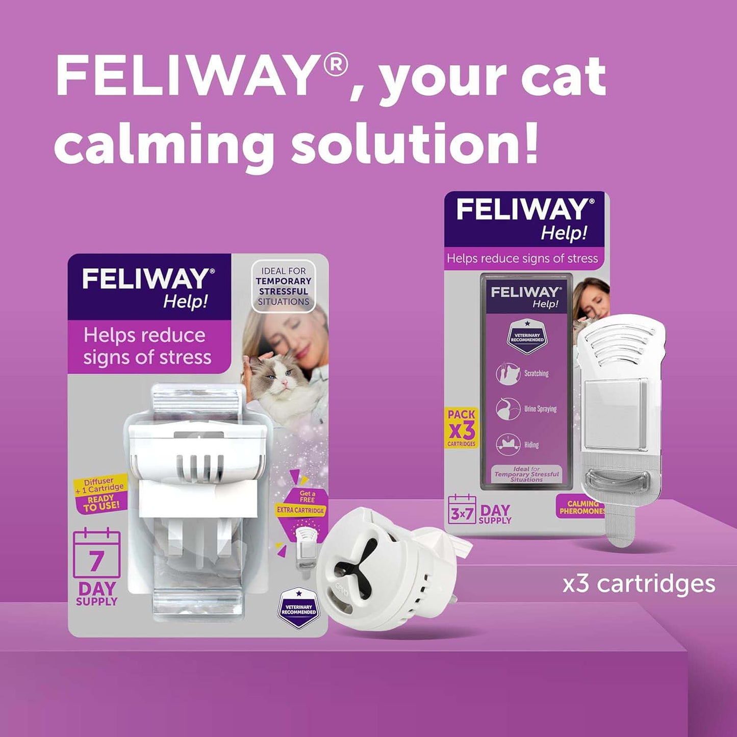 Feliway Help! Starter Pack (Diffuser & Cartridge)