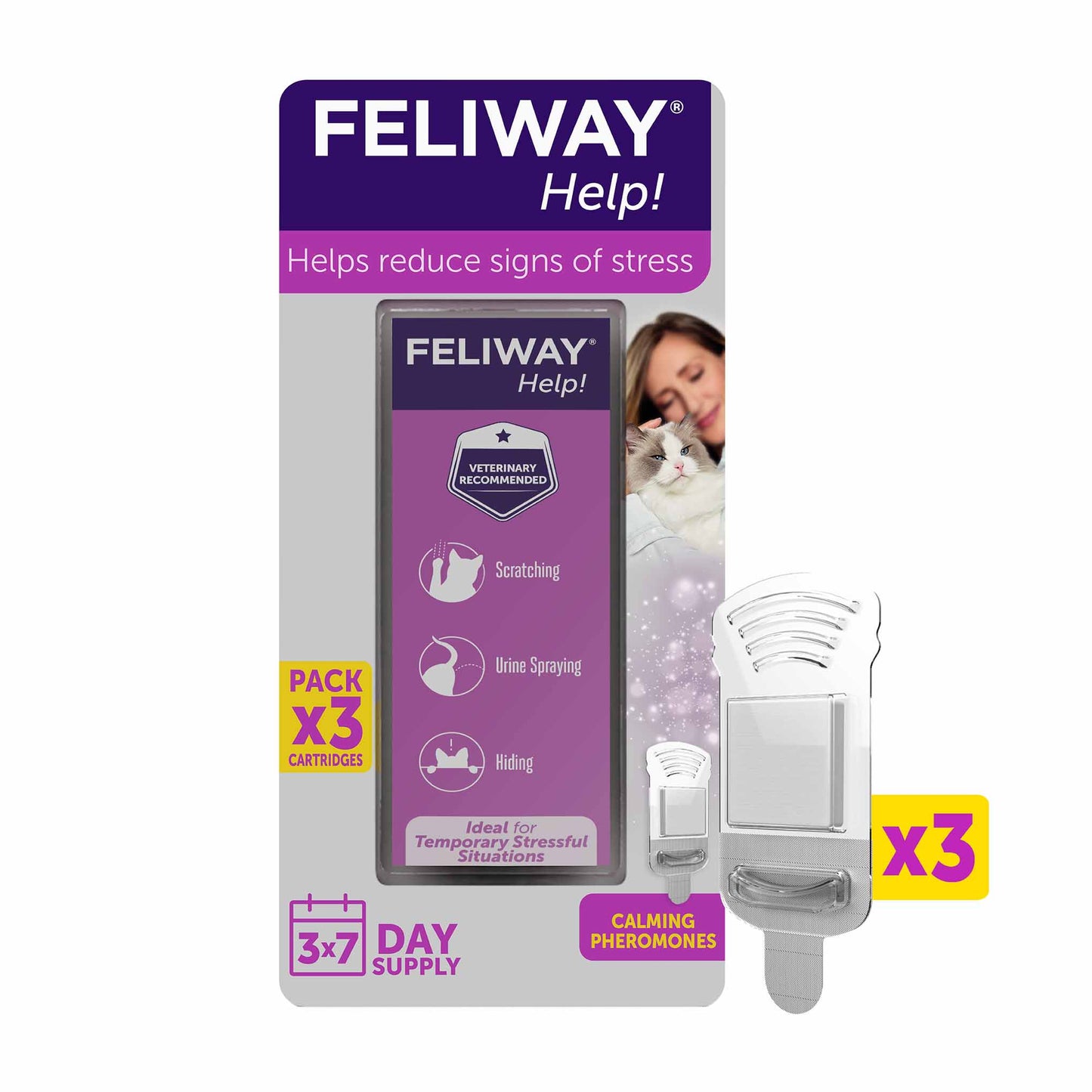 Feliway Help! Refill Cartridges - 3pk