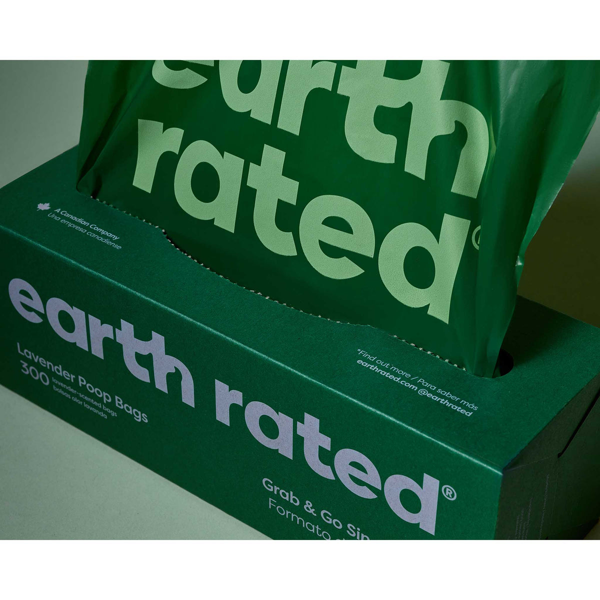 Earth Rated Large Poo Bags - Lavender - 300 Pack