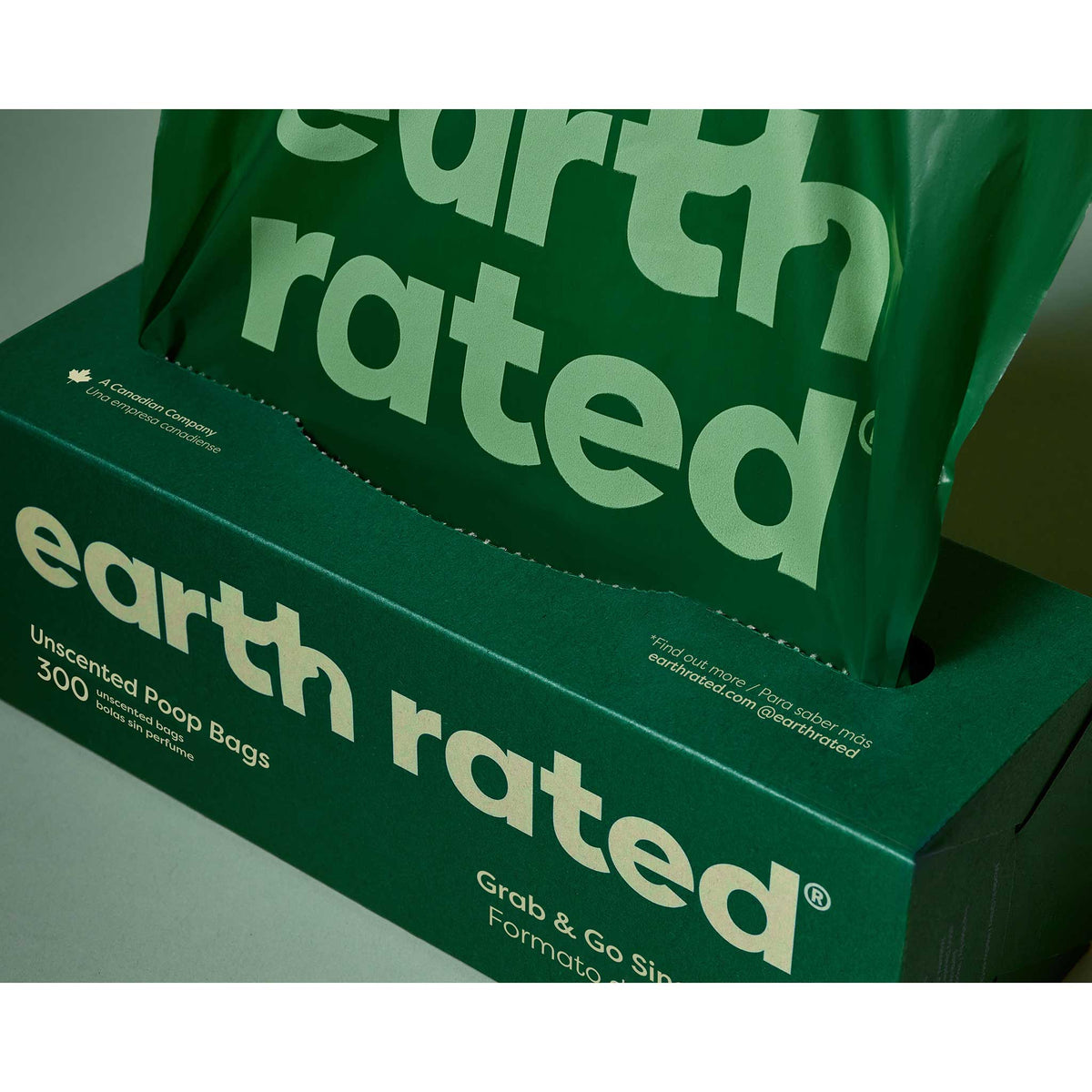 Earth Rated Large Poo Bags - Unscented - 300 Pack