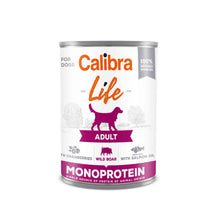 Calibra Life Adult Wet Dog Food - Wild Boar with Cranberries - 6 x 400g Cans