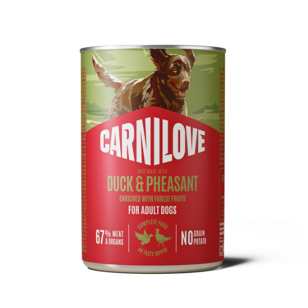 Carnilove Carnilove Pheasant Duck Adult Wet Dog Food pet food packaging