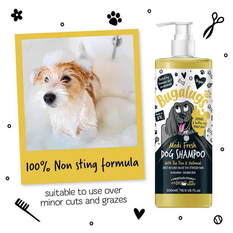 Bugalugs Medi Fresh Dog Shampoo - 500ml