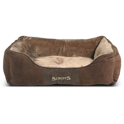 Scruffs Chester Box Dog Bed - Chocolate Brown