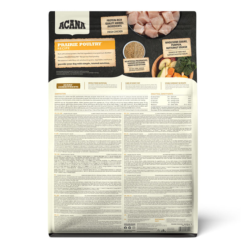Acana Classics Prairie Poultry Dry Dog Food