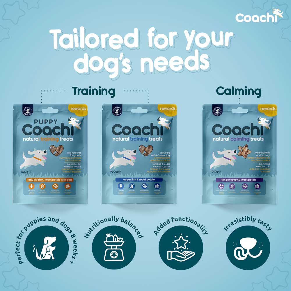 Coachi Natural Dog Calming Treats - Turkey - 100g