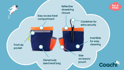 Coachi Train & Treat Dog Treat Bag