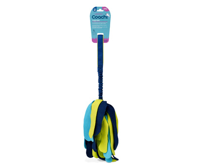 Coachi Tuggi Spider Dog Toy - Navy, Lime & Light Blue