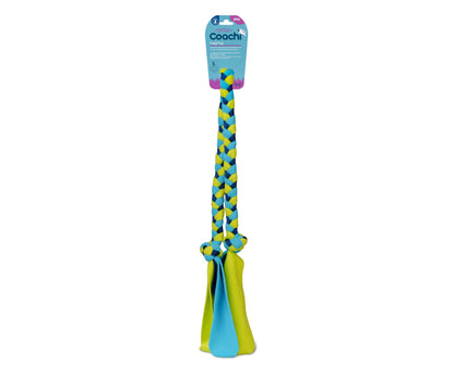 Coachi Tuggi Tug Dog Toy - Navy, Lime & Light Blue