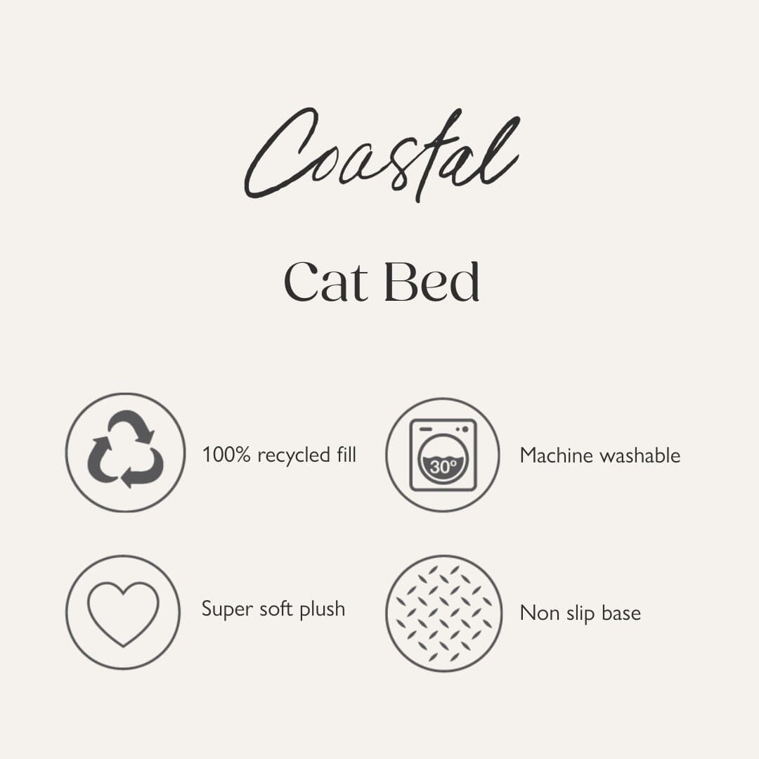 Scruffs Coastal Cat Bed - Blue