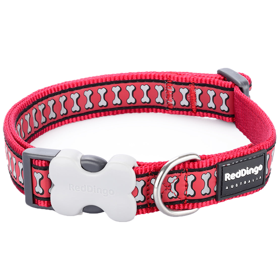 Reflective Dog Collar - Red