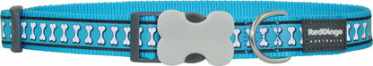 Reflective Dog Collar - Turquoise