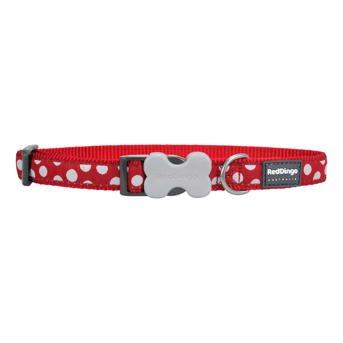 Spots Dog Collar - Red