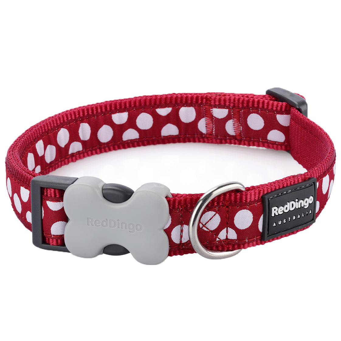 Spots Dog Collar - Red