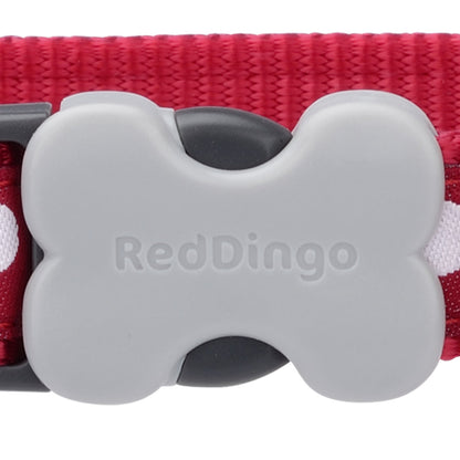 Spots Dog Collar - Red
