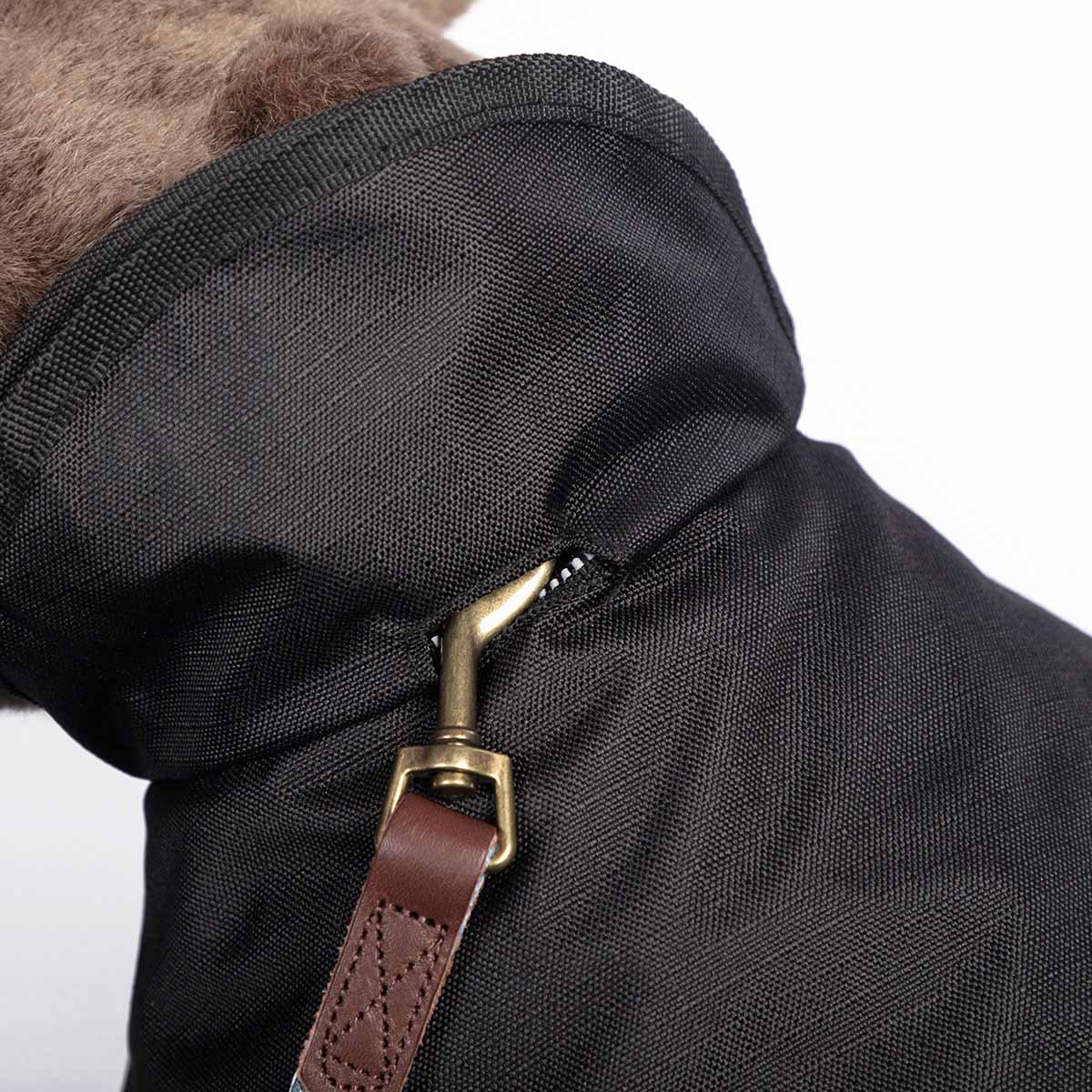 Danish Design 2 in 1 Dog Coat - Black - 12in / 30cm