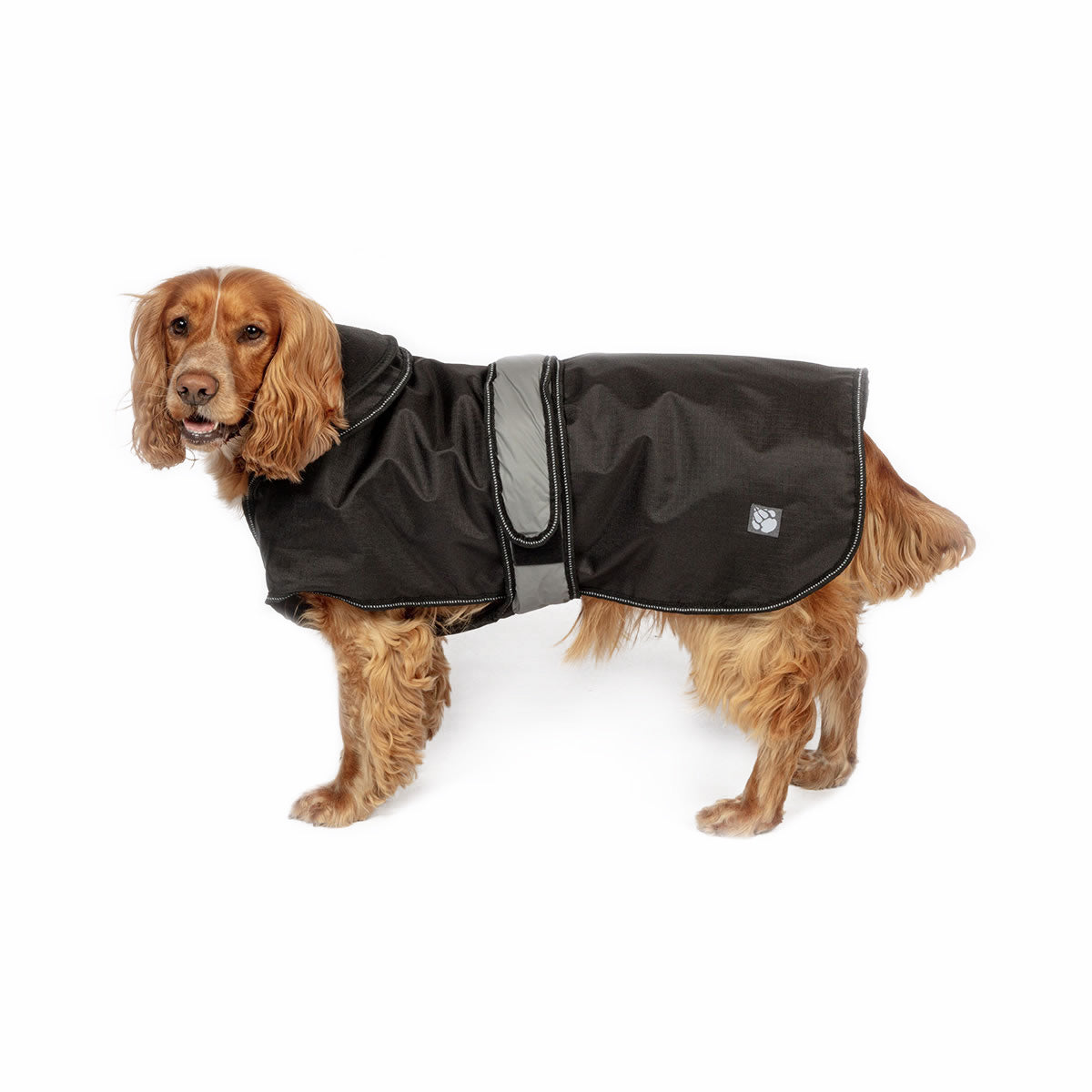 Danish Design 2 in 1 Dog Coat - Black - 12in / 30cm