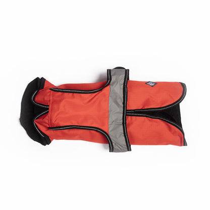 Danish Design 2 in 1 Dog Coat - Orange - 16in / 40cm