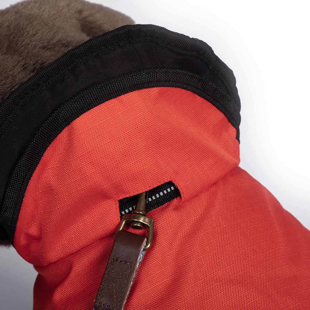 Danish Design 2 in 1 Dog Coat - Orange - 16in / 40cm
