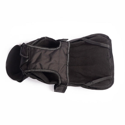 Danish Design Black Harness 2 in 1 Ultimate Dog Coat - 12in / 30cm