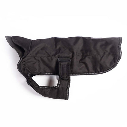 Danish Design Black Harness 2 in 1 Ultimate Dog Coat - 12in / 30cm