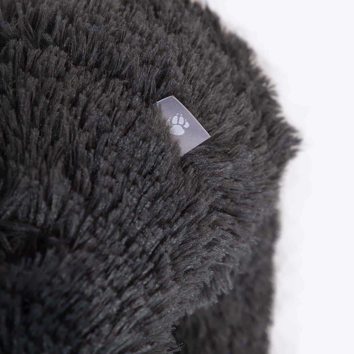 Danish Essentials Fluffy Donut Bed - Charcoal