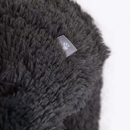 Danish Essentials Fluffy Donut Bed - Charcoal