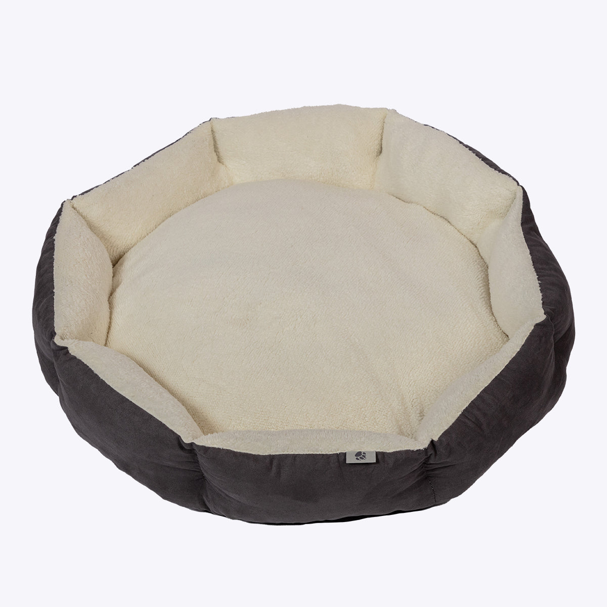 Danish Essentials Quilted Dog Bed - Charcoal