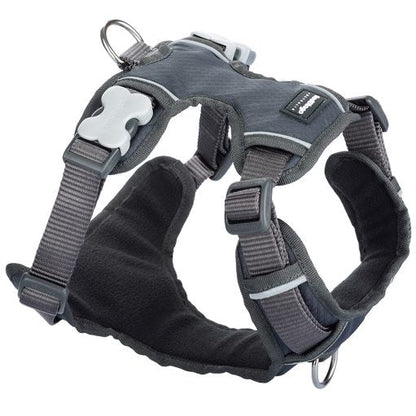 Padded Dog Harness - Grey