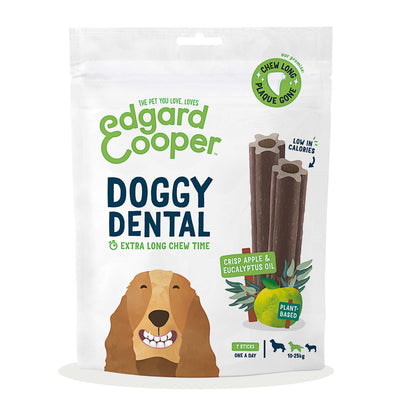 Edgard & Cooper Dental Small Dog Treats - Apple & Eucalyptus - 7 Pack