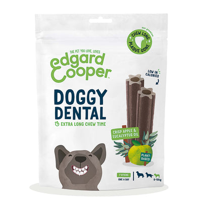 Edgard & Cooper Dental Small Dog Treats - Apple & Eucalyptus - 7 Pack