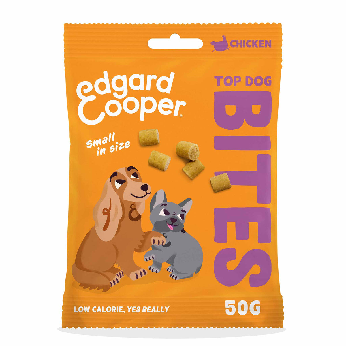 Edgard & Cooper Small Bites Dog Treats - Chicken - 50g