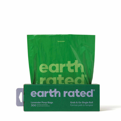 Earth Rated Large Poo Bags - Lavender - 300 Pack