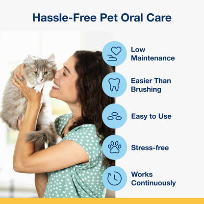 Plaque Off Dental Care Cat Treats - Salmon Bites