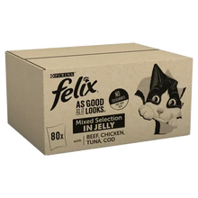 Felix As Good As It Looks Adult Wet Cat Food in Jelly - Favourites Selection 2 - 120x85g Pouches